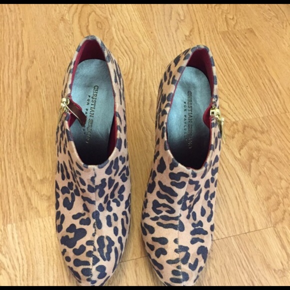 Leopard booties
