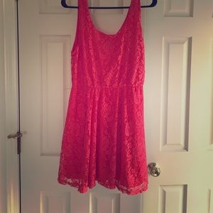 Coral Pink  dress