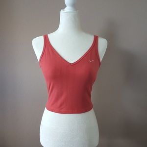 Nike orange cropped top.  Size large 12-14