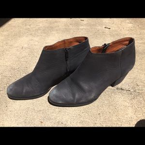 Lucky Brand Black Leather Booties
