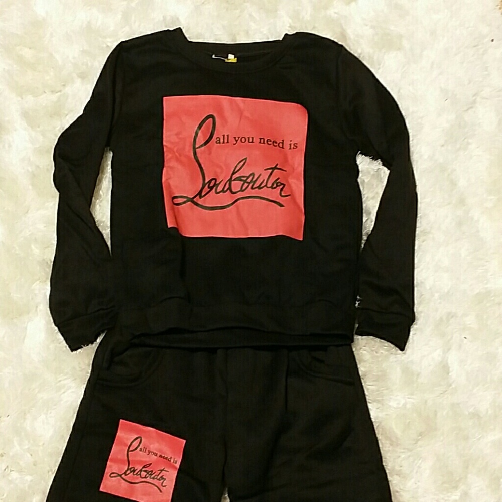 Track Suit/Sweatsuit white only