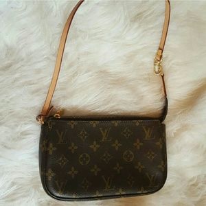 L V monogram pouchette