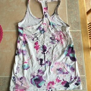 Lululemon Floral Racer back
