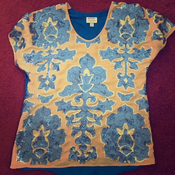 Tracy Reese for Neiman Marcus sequin top