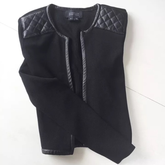 Barneys New York CO-OP Jackets & Blazers - Barneys blazer jacket quilted leather shoulder pad