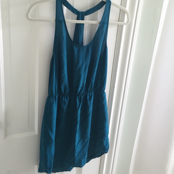 Rory Beca Teal Racerback Dress S