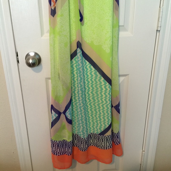 SOLD on (m)ercari NWOT colorful maxi dress - Picture 3 of 4