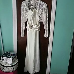 Vintage ivory gown