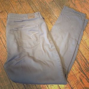 AE Beige Skinny Jeans