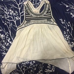 Hollister beaded blouse