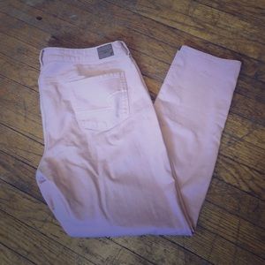 AE Pink Skinny Jeans