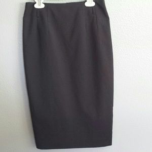 Black pencil skirt
