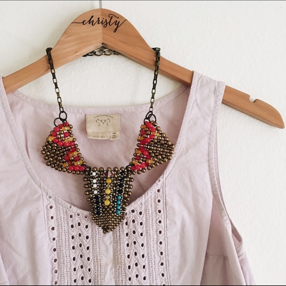 Anthropologie candy bead necklace!