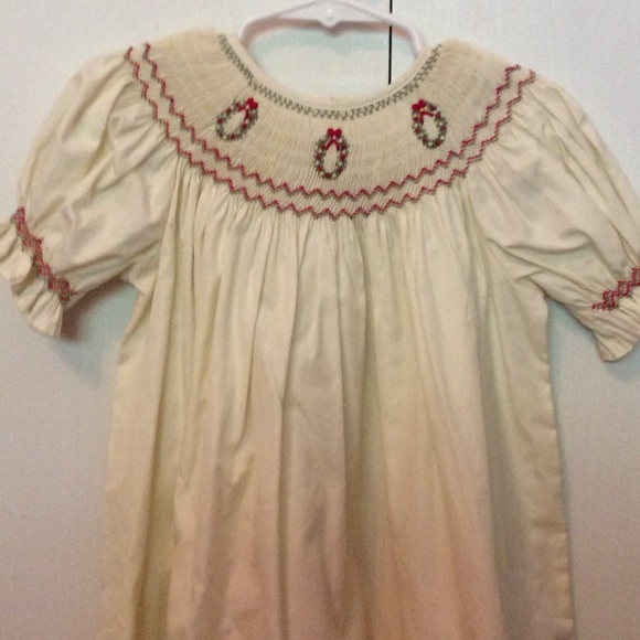 smocked dress 24 months, Christmas