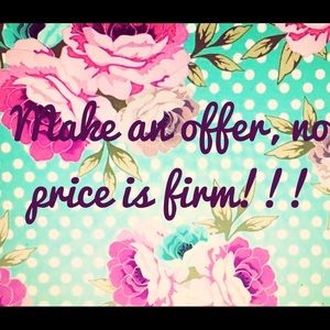 Accepting all reasonable offers!! 🌷