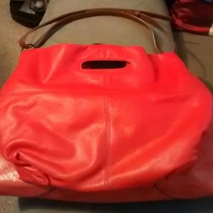 BARR & BARR Red Leather shoulder bag