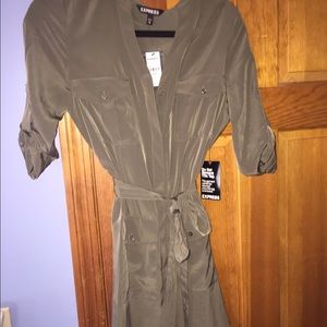 Express olive dress!!
