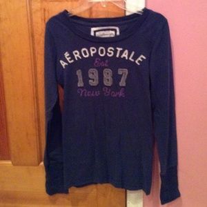 Blue long sleeve shirt
