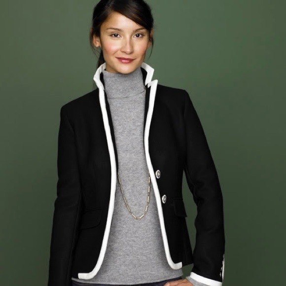 J.Crew navy wool blazer