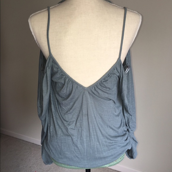 Beautiful Free People Cold Shoulder Blouse - Picture 4 of 4