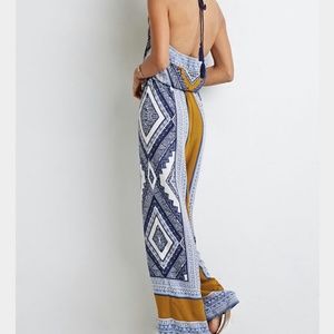 ISO Forever 21 Abstract Jumpsuit size sm