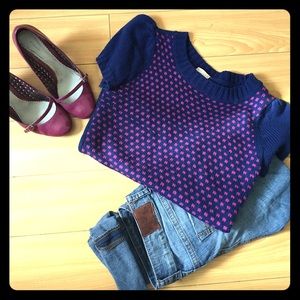 Polka Dot Sweater Top