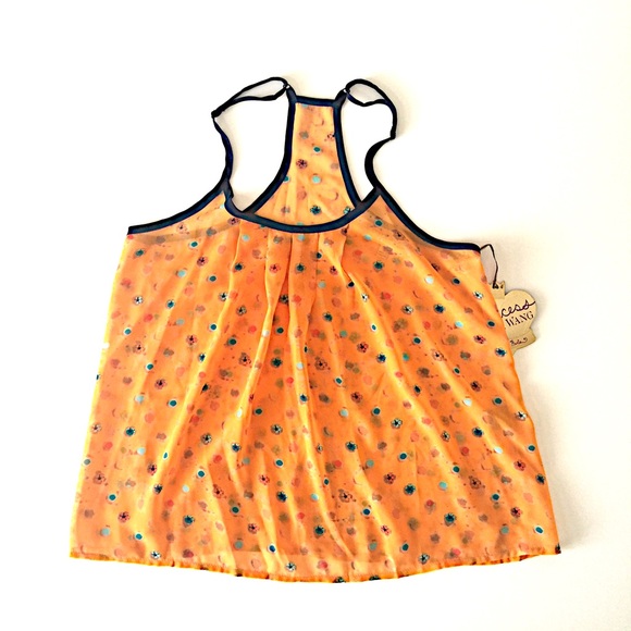 Summer Nights Printed Chiffon Tank