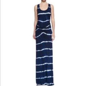 Young Fabulous Broke Hampton Ruched Tie Dye Maxi