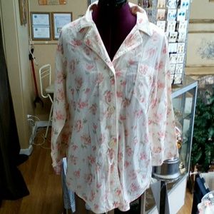 Lightweight sheer capri PJ set