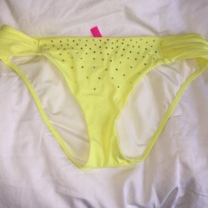 Victoria's Secret bright yellow swim bottoms