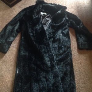 Silk and Sable Faux Mink Coat. It's stunning on!