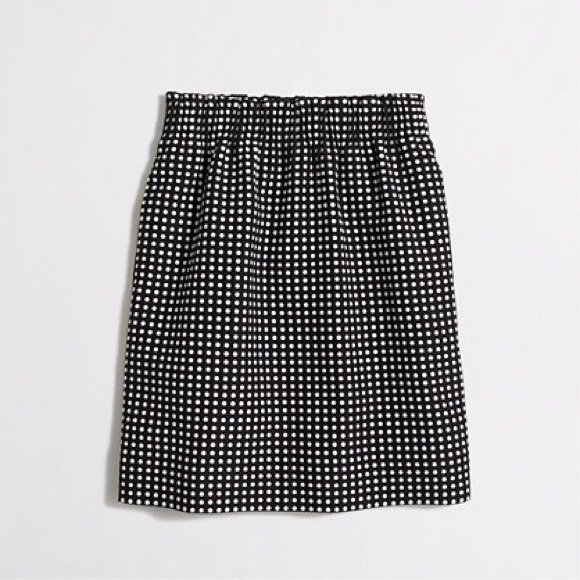 J. Crew Dresses & Skirts - J. CREW JACQUARD DOT SKIRT SIZE 0 NWT
