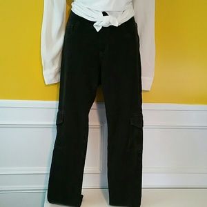 CAbi black cargo jeggings size Medium