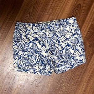 Blue & White Floral Patagonia Shorts - Never Worn