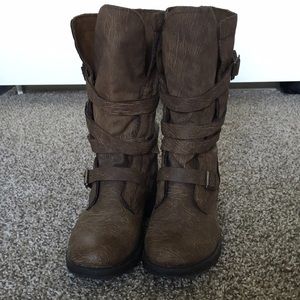 Brown Mid Calf Boots