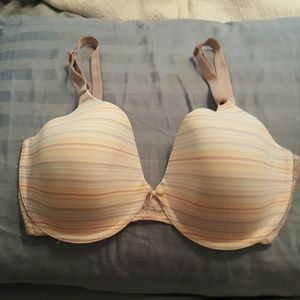 Stripped Maidenform bra
