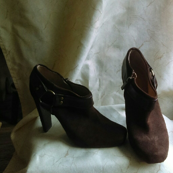 Jessica Simpson booties in brown