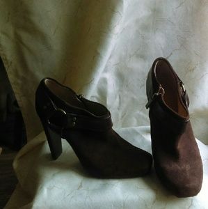 Jessica Simpson booties in brown