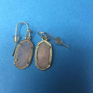 Kendra Scott Rose Quartz Lee ear rings