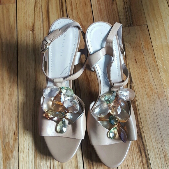 Tahari embellished sandals