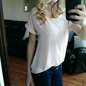 Blush blouse