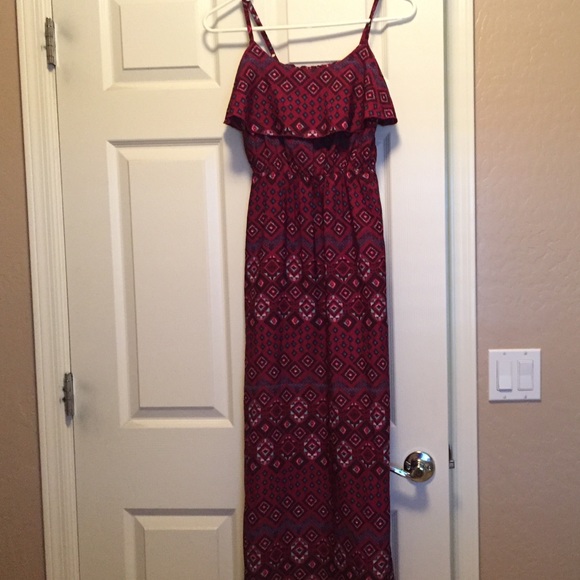 Long maxi dress.