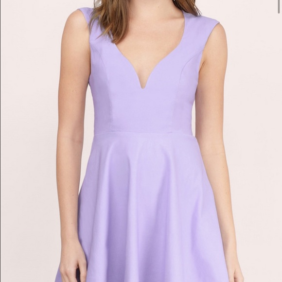 SOLD ‼️ Tobi's Lilac Skater Dress