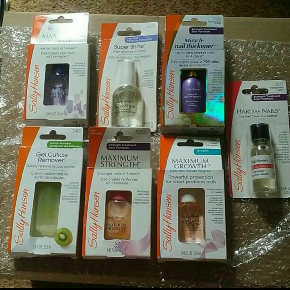 7 piece Sally Hansen Strong Nails