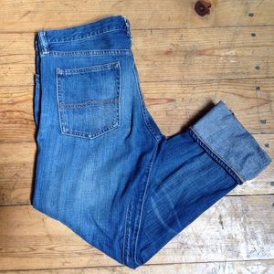 Cuffed Denim Jeans