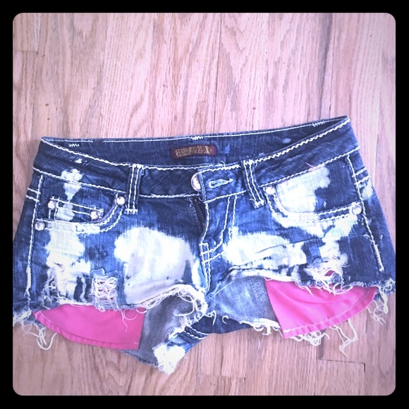 Tie dyed shorts