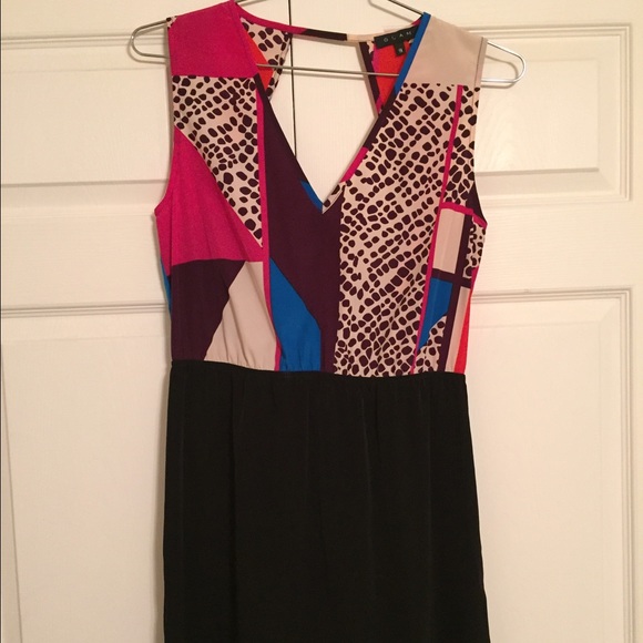 🔥FINAL PRICE🔥 Graphic print cutout dress