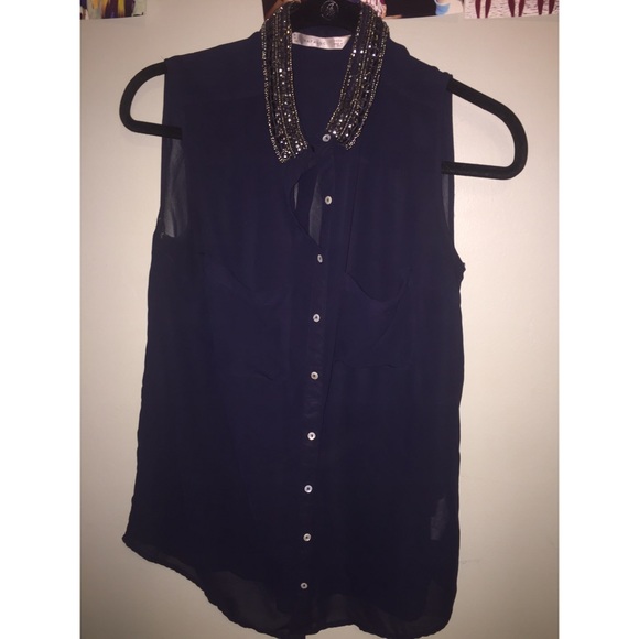 Sheet beaded tank top