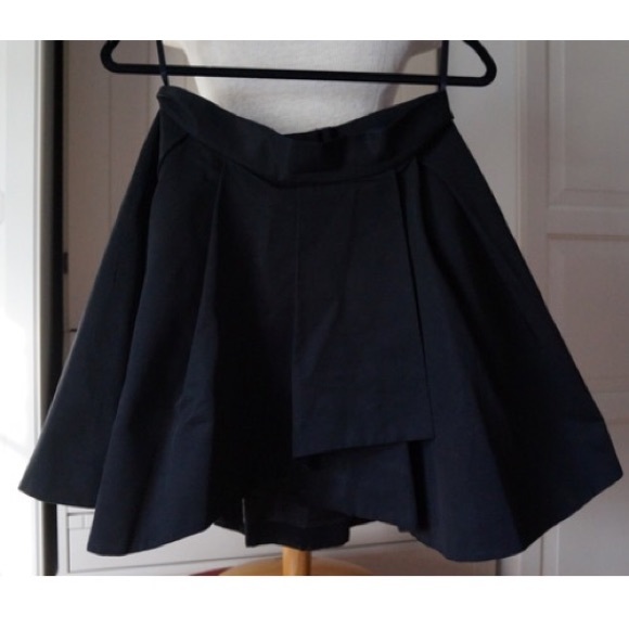 French Connection Pleated Black Skirt