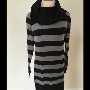 French Connection Striped Sweater Dress, New!